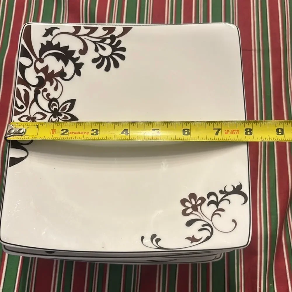 Mikasa Gourmet Basics Chocolate Swirl Salad or Dessert plate replacement